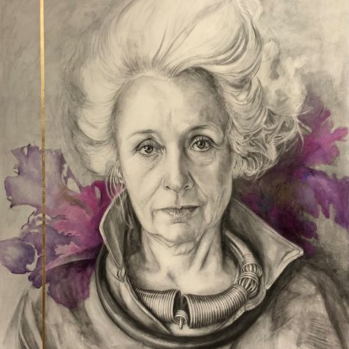 YOCASTA mixed media 120x100